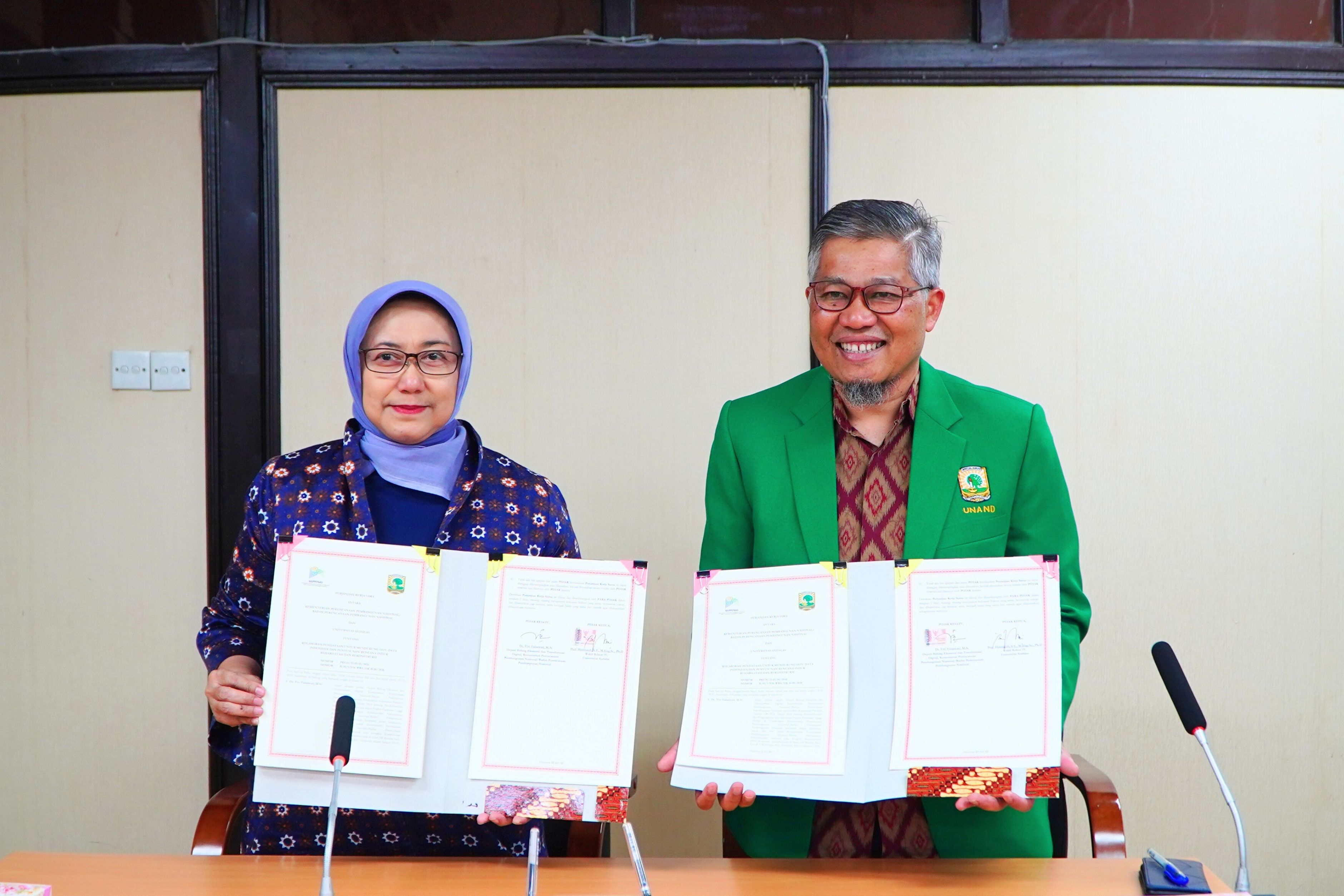 Perkuat Satu Data Indonesia, Kolaborasi Bappenas dan Universitas Andalas Perkuat Kesiapsiagaan Bencana Berbasis Data