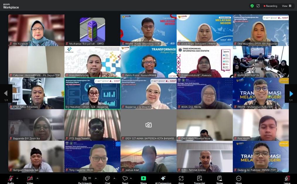 FGD III Rencana Induk Pemerintah Digital 2025-2045, Perkuat Fondasi Transformasi Tata Kelola Berbasis Data